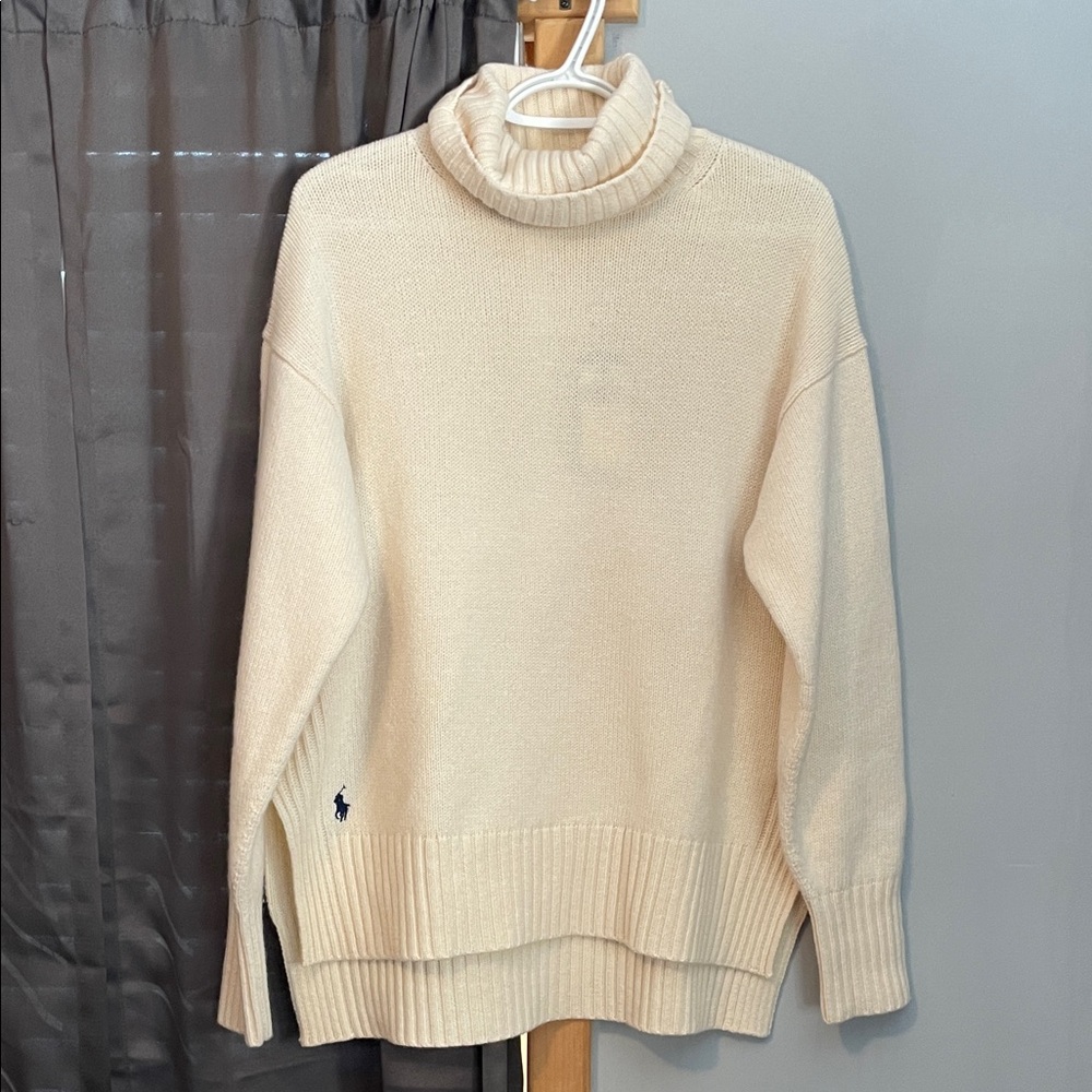 Ralph Lauren Ivory Turtleneck Sweater